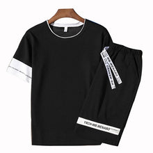 Load image into Gallery viewer, LBL Patchwork Men&#39;s Tracksuit Sportswear Autumn Mens Hoodie Set Spring Fashion Letter Printed Sweatsuit Male Trainingspak Mannen