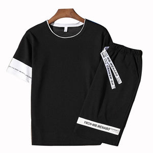 LBL Patchwork Men's Tracksuit Sportswear Autumn Mens Hoodie Set Spring Fashion Letter Printed Sweatsuit Male Trainingspak Mannen