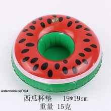 Load image into Gallery viewer, Inflatable water coasters Flamingo donut lemon watermelon crab heart water game playing on water