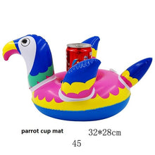 Load image into Gallery viewer, Inflatable water coasters Flamingo donut lemon watermelon crab heart water game playing on water