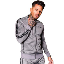 Load image into Gallery viewer, 2019 spring and autumn sports suit long sleeve zipper jacket for men outdoor running training fitness fashion jacket sports suit