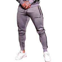 Load image into Gallery viewer, 2019 spring and autumn sports suit long sleeve zipper jacket for men outdoor running training fitness fashion jacket sports suit